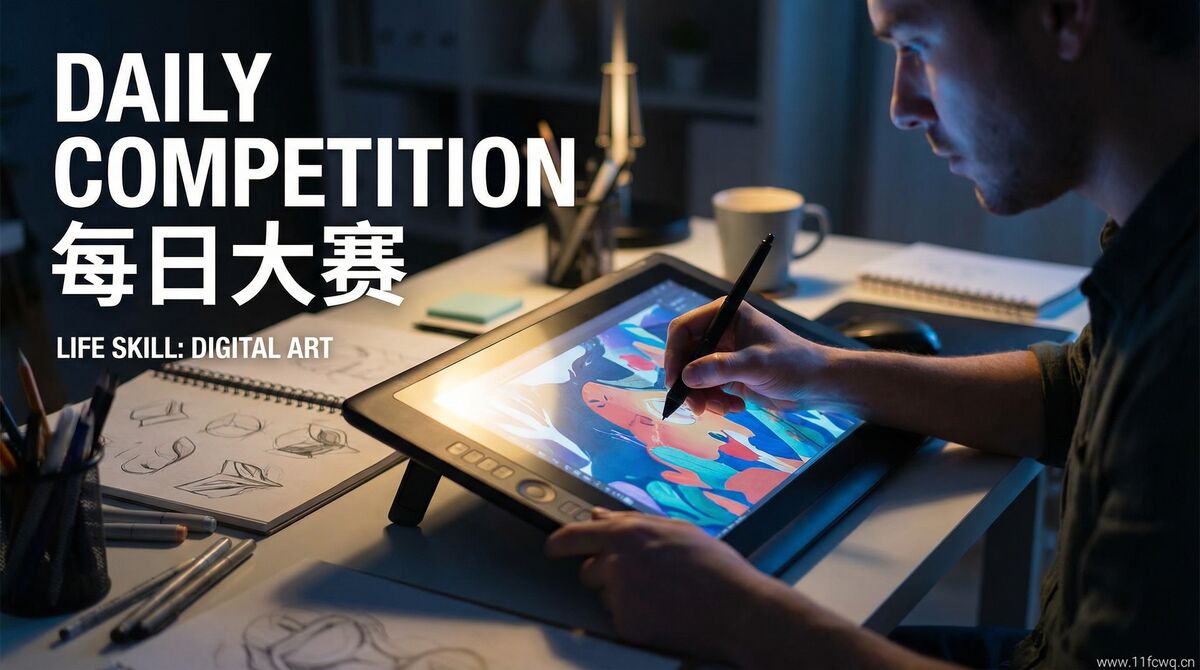 每日大赛 品牌 数字绘画视频教程
